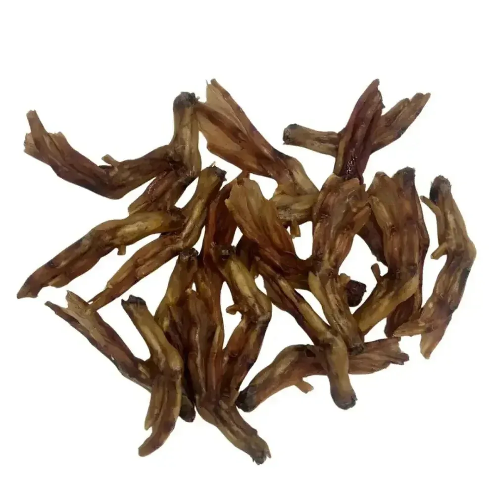 BarkNBig Dehydrated Duck Feet Dog Treats 200ct Bulk