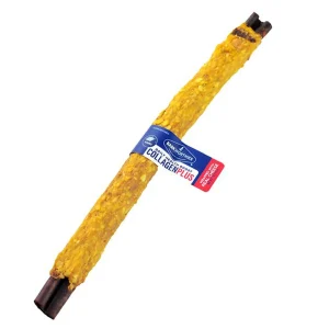 Barkworthies Collagen Stick Wrapped with Cheese Dog Treat Beef 12in.