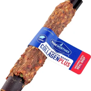 Barkworthies CollagenPlus Beef Stick Dog Treat 6in/50ct