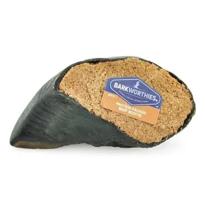 Barkworthies Protein Packed Beef Bootie Dog Treat Peanut Butter