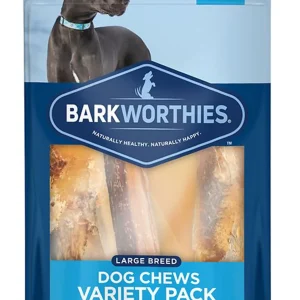 Barkworthies Rawhide Alternative Dog Treat Variety Bag 1ea/1 lb