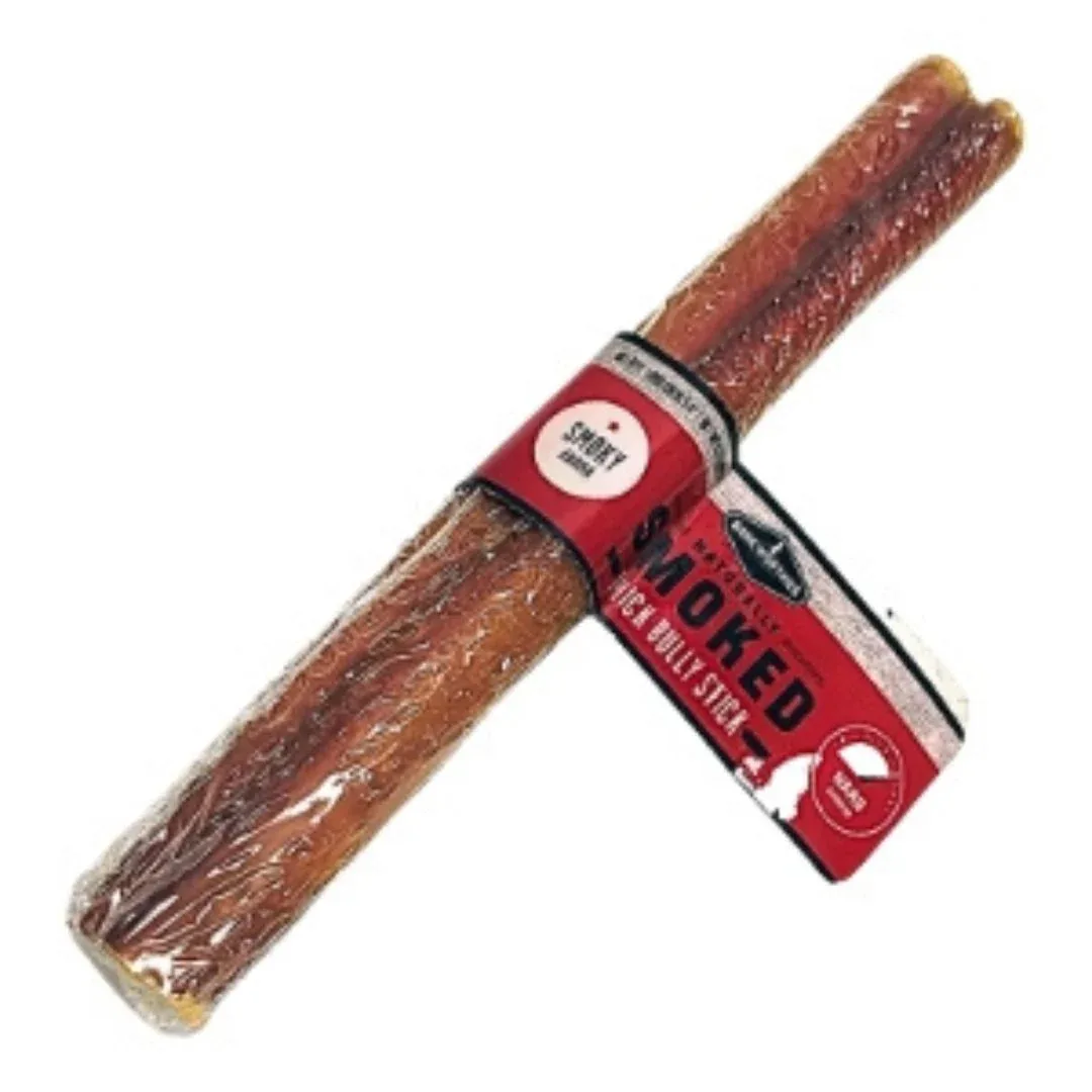 Barkworthies Smoked Bully Stick Dog Treat 5-6in