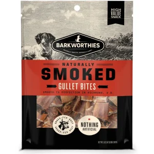 Barkworthies Smoked Gullet Bites Dog Treat 5 oz