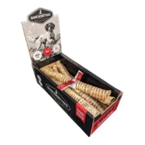 Barkworthies Smoked Trachea Dog Treat 10-12in