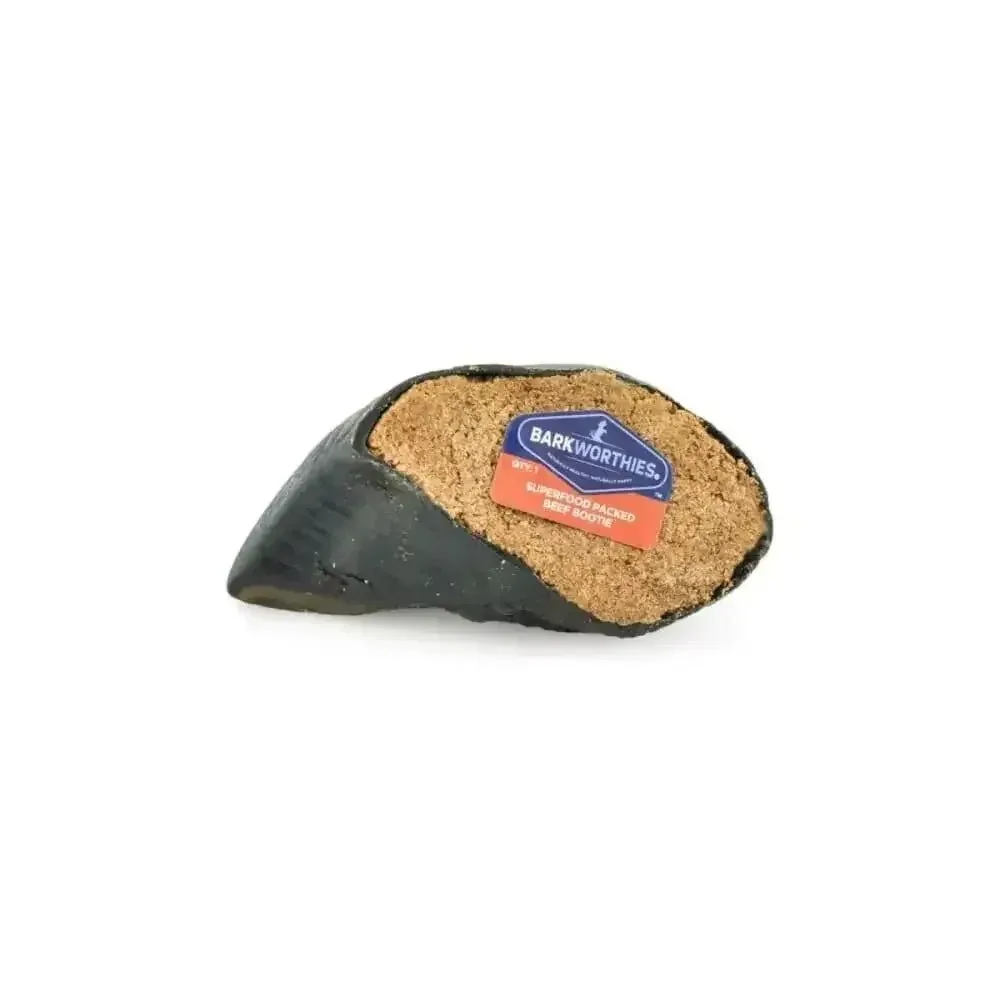 Barkworthies Superfood Beef Bootie Dog Chew