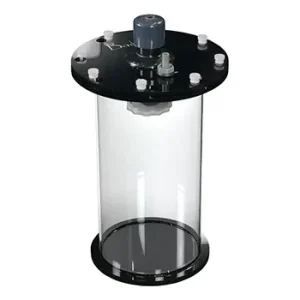 Bashsea 6-12 Waste Collector, 8.5 x 8.5 x 14 in. - White/Black