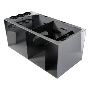 Bashsea SMS-3018 Smart Series Sump, 30 X 18 X 16 in. - Black/Gray