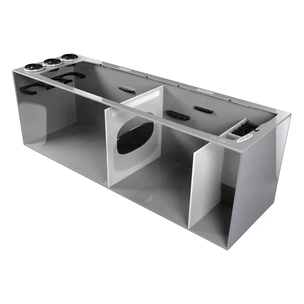 Bashsea SMS-4815 Smart Series Sump, 48 X 15 X 16 in. - White/Gray