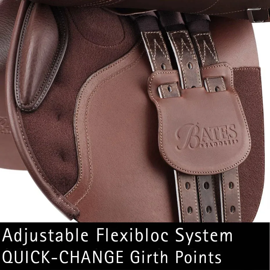Bates Caprilli Close Contact+ Saddle in Luxe Leather with CAIR® - Image 2