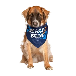 Beach Bum Dog Bandana by Dog Fashion Living