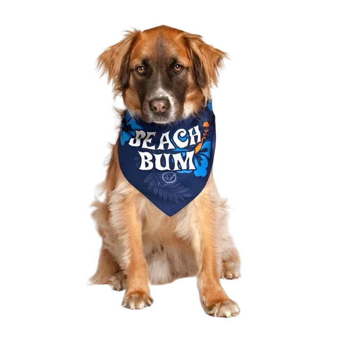 Beach Bum Dog Bandana by Dog Fashion Living