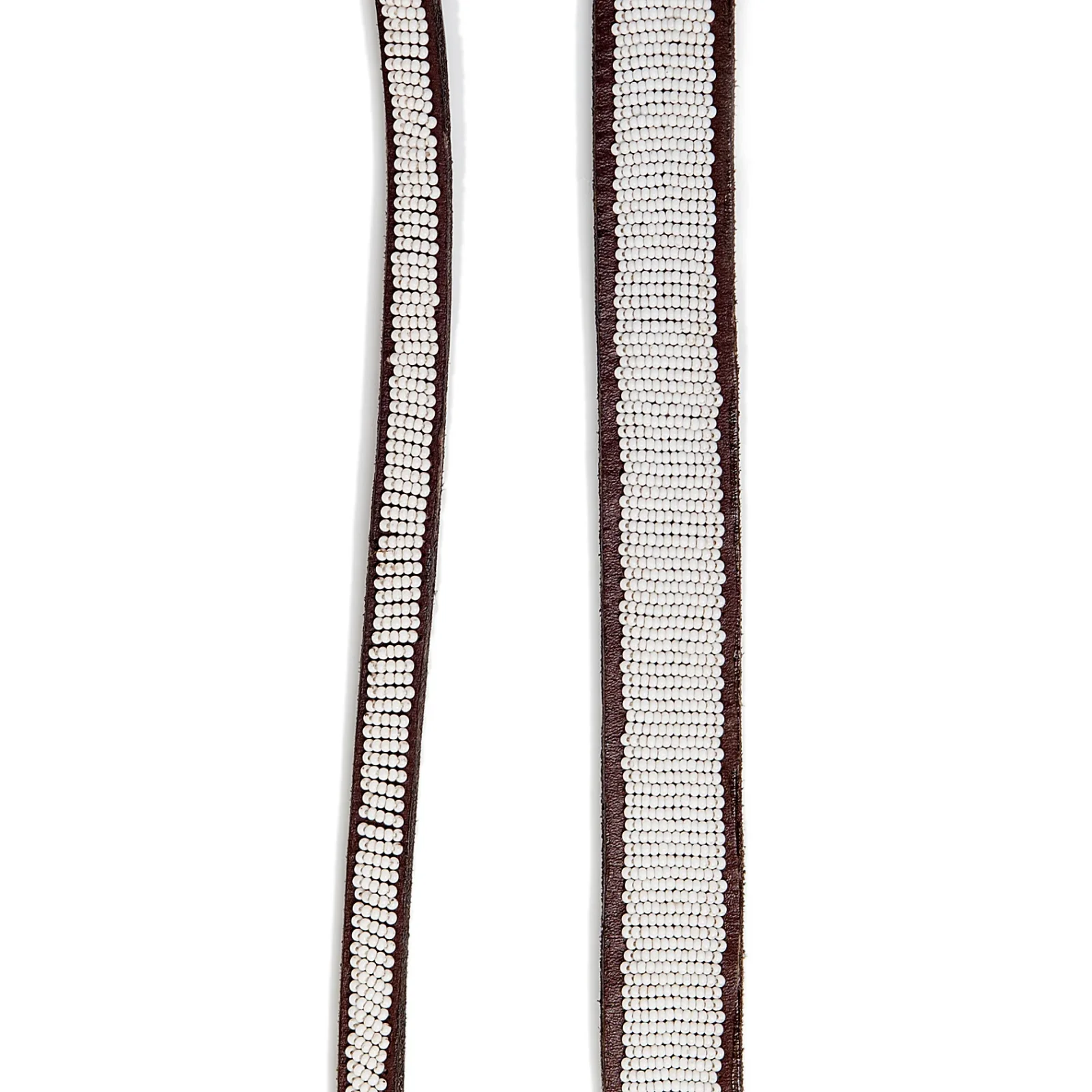 BEADWORKS KENYA | White Beaded Leash - Image 2
