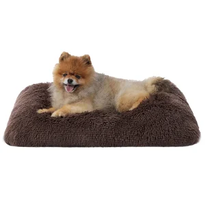 Bedsure® Plush Calming Crate Dog Bed, Washable