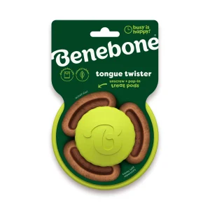 Benebone® Tongue Twister Rubber Dog Treat Toy