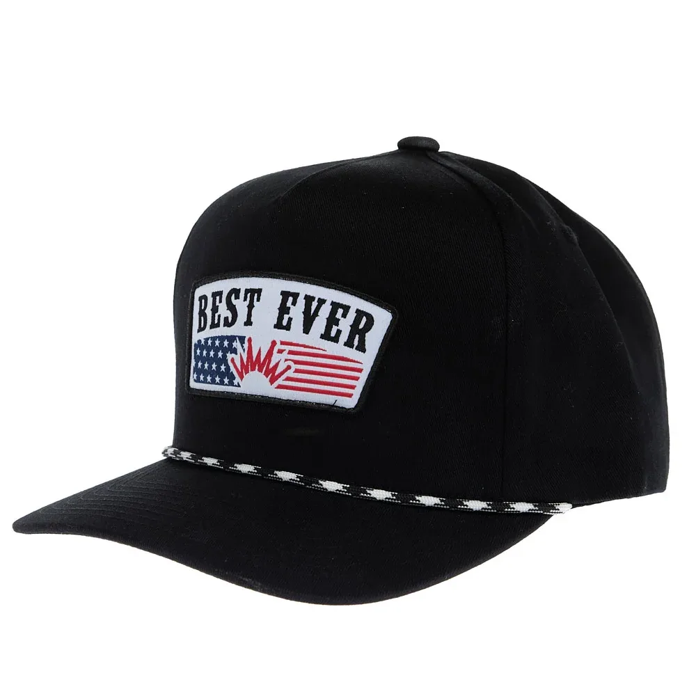 Best Ever Pads Black Logo Patch Trucker Cap