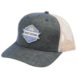 Best Ever Pads Heathered Hunter Green Patch Mesh Back Cap