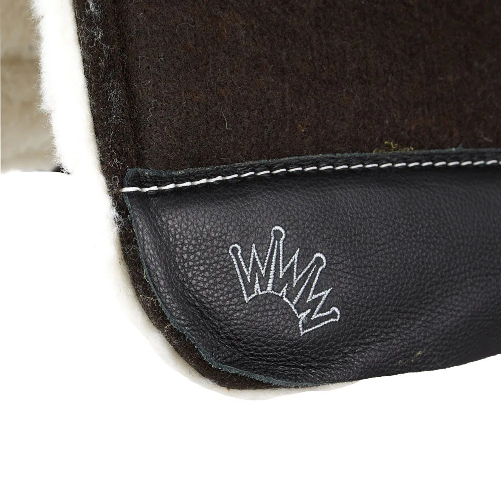 Best Ever Pads OG Fleesar Wither Relief Saddle Pad with Hot Pink Crown - Image 2