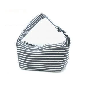 BETTERS | Sling Bag in Grey & White Stripe