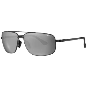 Bex Gambit Polished Black, Grey, Silver Sunglasses