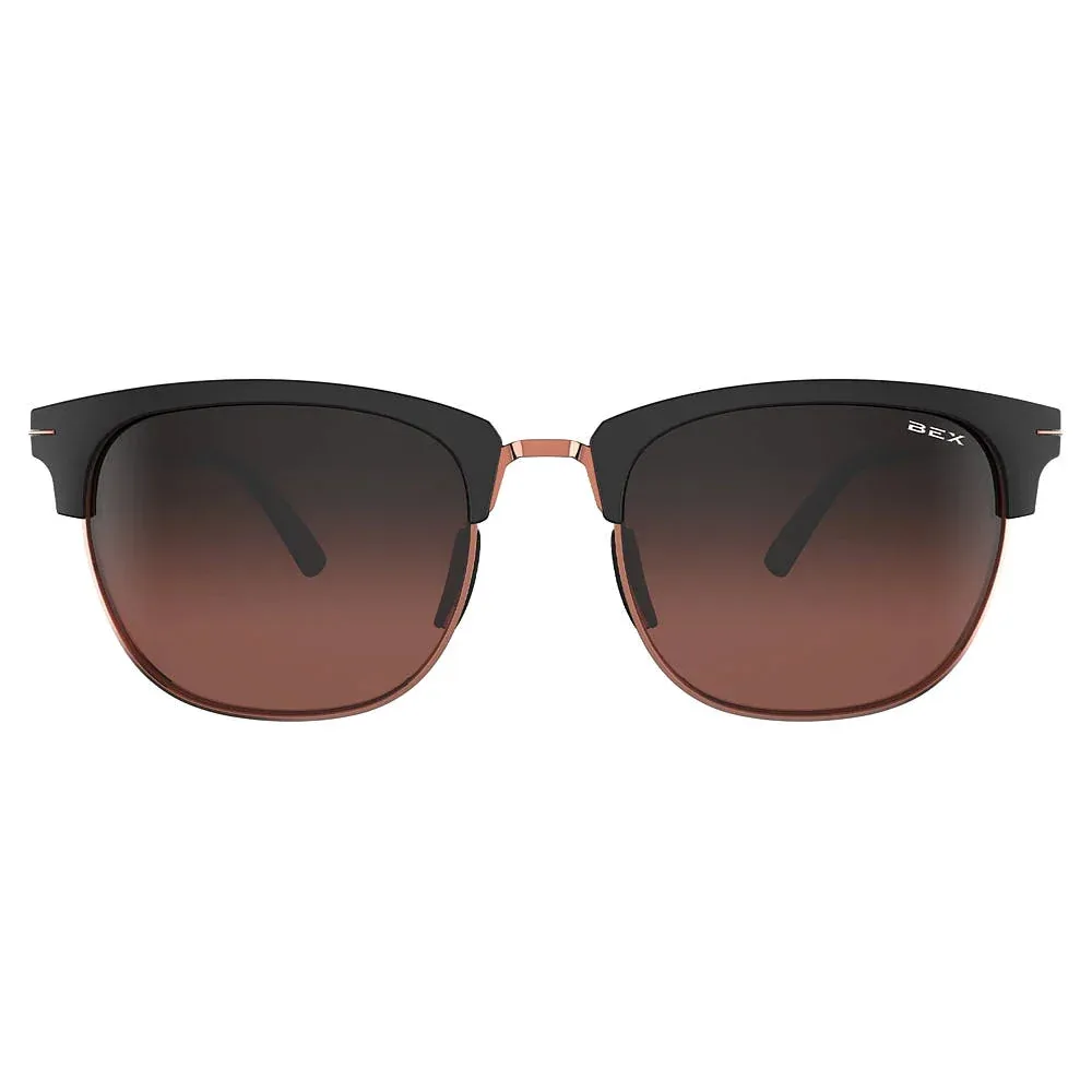 Bex Rose Gold & Brown Knox XL Sunglasses - Image 2