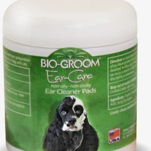 Bio-Groom Ear Care Non-Oily Non-Sticky Medicated Ear Cleaner Pads 25pk