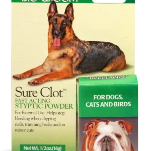Bio-Groom Sure Clot Fast Acting Styptic Powder .5oz