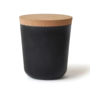 Biobu Claro Storage Jar in Black