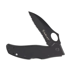 Black Large Serrated Blade