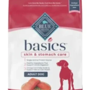 Blue Buffalo Basics Skin and Stomach Adult Grain-Free Salmon Dry Dog Food - 22 L