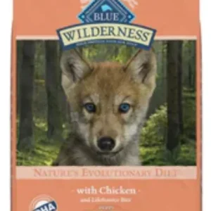 Blue Buffalo Wilderness Puppy Large-Breed High-Protein Chicken Dry Dog Food-24lb