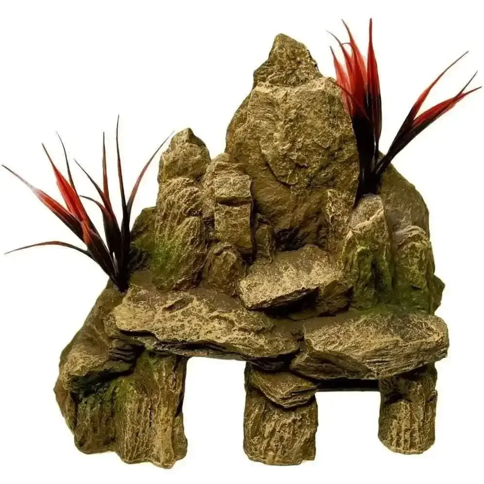 Blue Ribbon Ornament Rock Cave Mountain