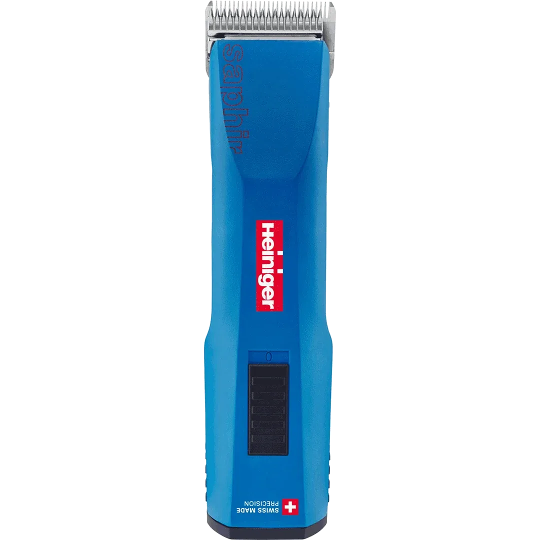Blue Saphir Cordless Clipper with Two Batteries by Heiniger - Image 2