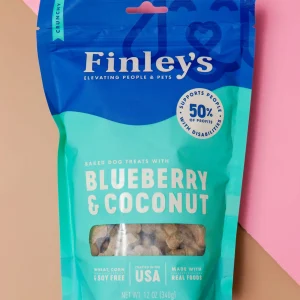 Blueberry & Coconut Crunchy Dog Biscuits
