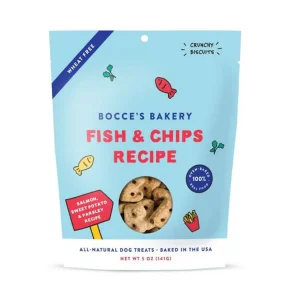 Bocce's Bakery Dog Fish Chips 5oz