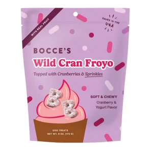Bocce's Bakery Dog Froyo Grain Free Wild Cran 6oz.