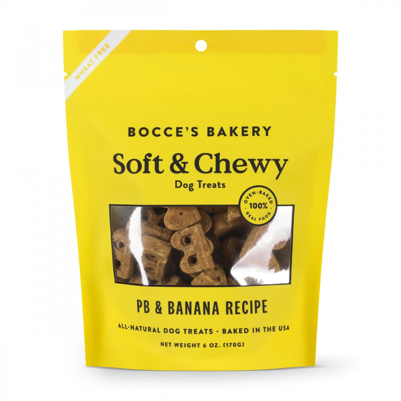 Bocces Bakery Dog Soft And Chewy Peanut Butter Banana 6oz - Image 2