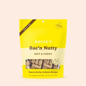 Bocce'S Bakery Dog Soft & Chewy Bacon Nutty 12oz.