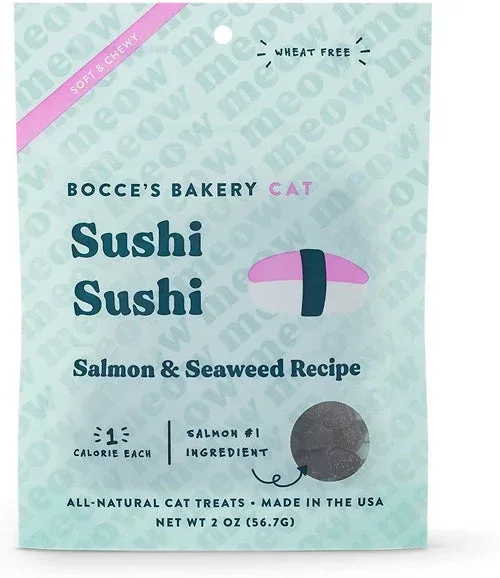 Bocce's Bakery Sushi Sushi Soft and Chewy Cat Treats 2 oz - Image 2