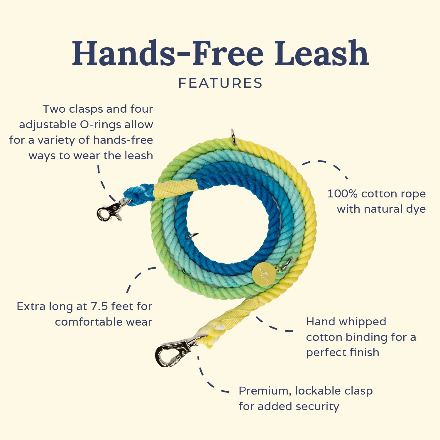 Bolt of Energy Hands-Free Rope Leash - Image 2