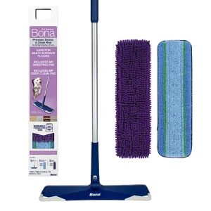 Bona® Pet System Premium Microfiber Mop for Multi-Surface Floors, Includes Washable Microfiber Pad