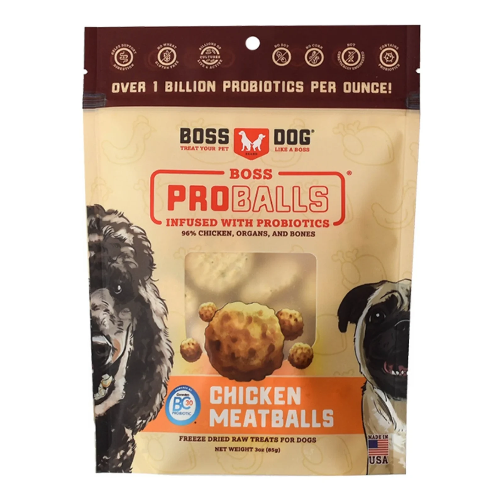 Boss Dog Freeze Dried Diet Complete Beef 12oz.
