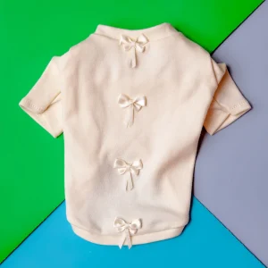 Bows Tiny Baby Dog Tee <>
