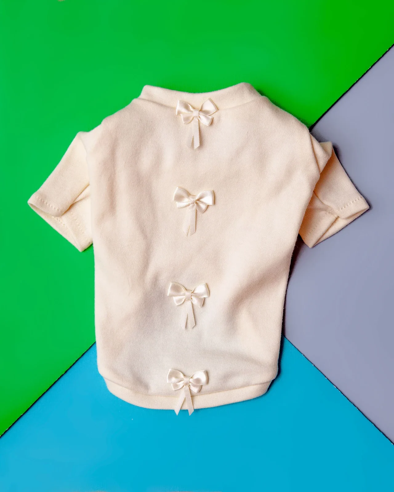 Bows Tiny Baby Dog Tee <>