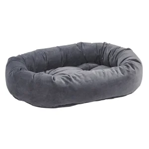 Bowsers Amethyst Microvelvet Donut Dog Bed