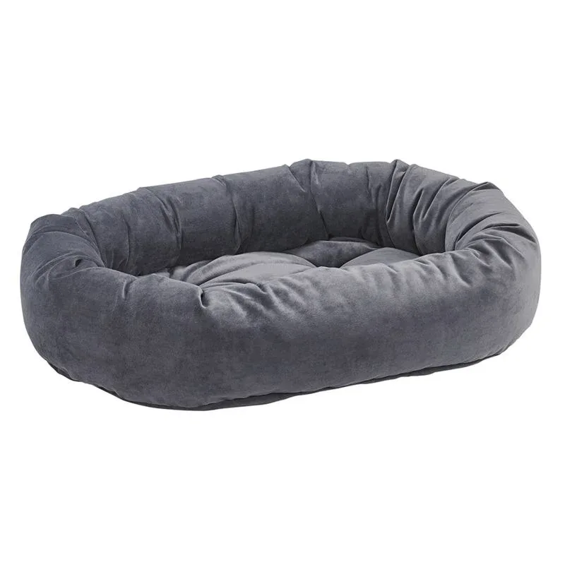 Bowsers Amethyst Microvelvet Donut Dog Bed