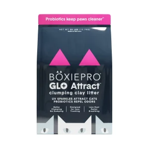 Boxie GLO Natural Attractions Cat Litter - Clumping Clay