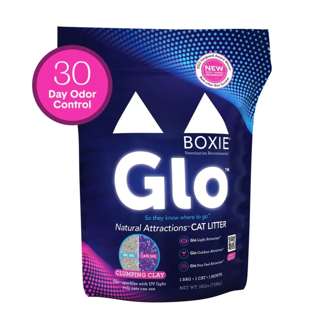 Boxiecat Cat Glo Clay Litter, 16 lb