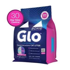 Boxiecat Cat Glo Clay Litter, 28 lb
