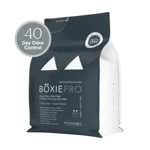 Boxiecat Cat Pro Scent, Free Deep Clean Clumping Litter, 28 lb