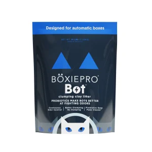BoxiePro® Bot™ Clay Cat Litter - Unscented, Clumping